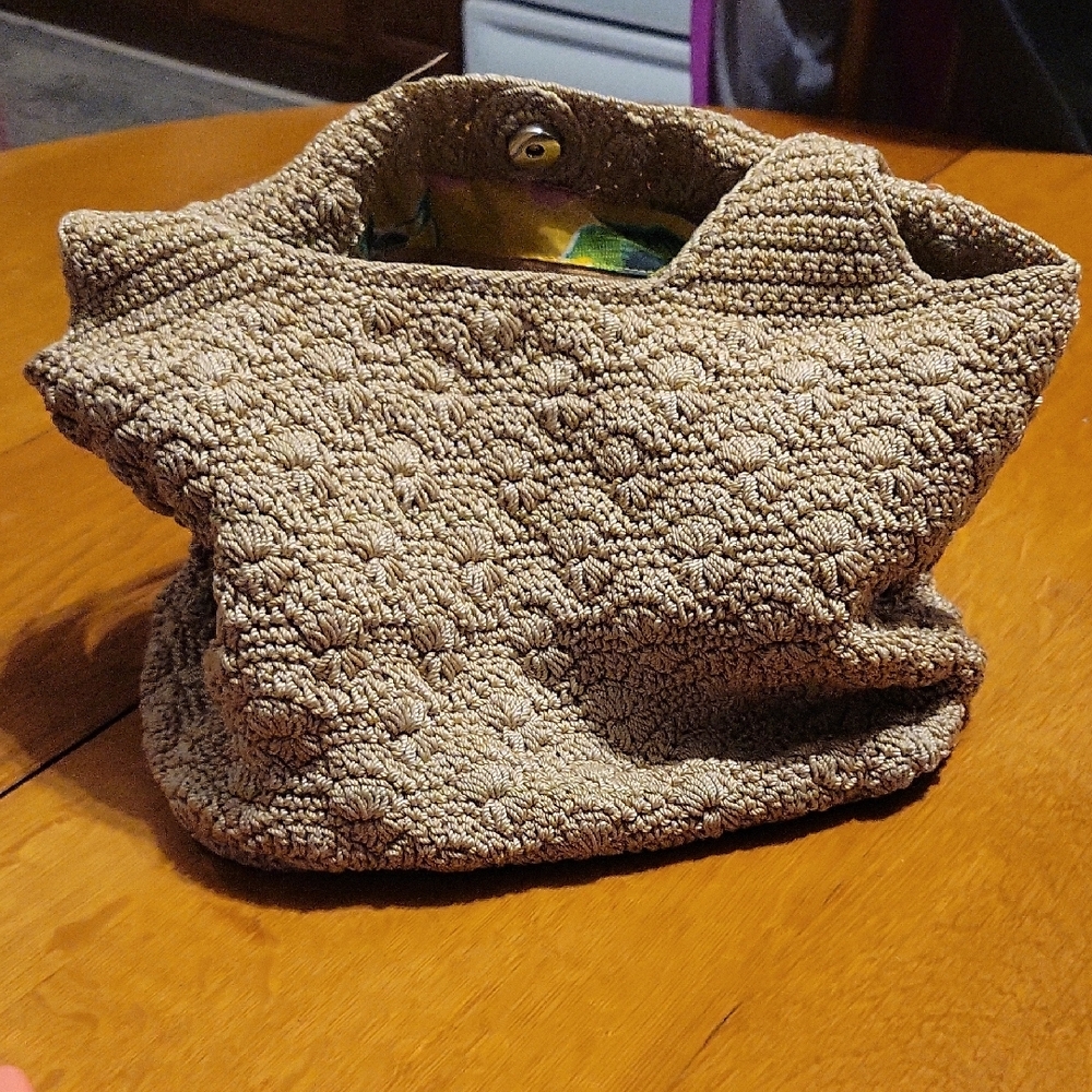 Lux Yellow Floral Interior Bag